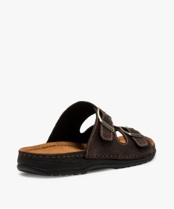 Mules confort à larges brides à boucle homme[MISSING]